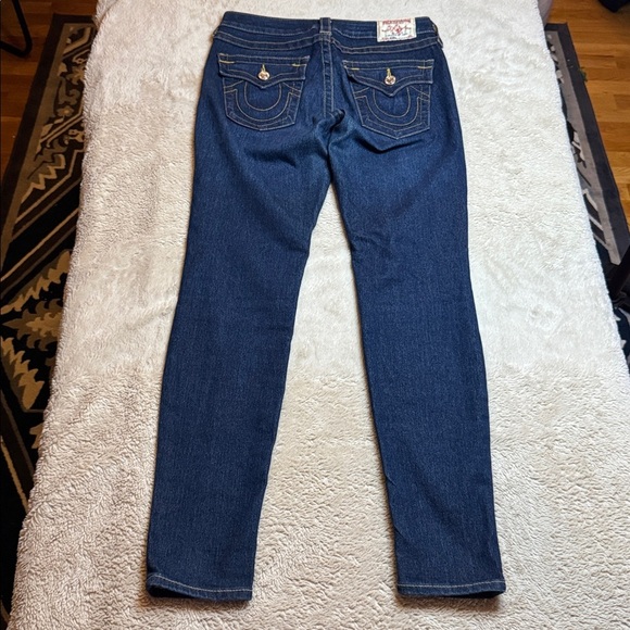 Like New! True Religion Serena Indigo Women's Stretch Super Skinny Jeans sz 29 - Picture 14 of 14